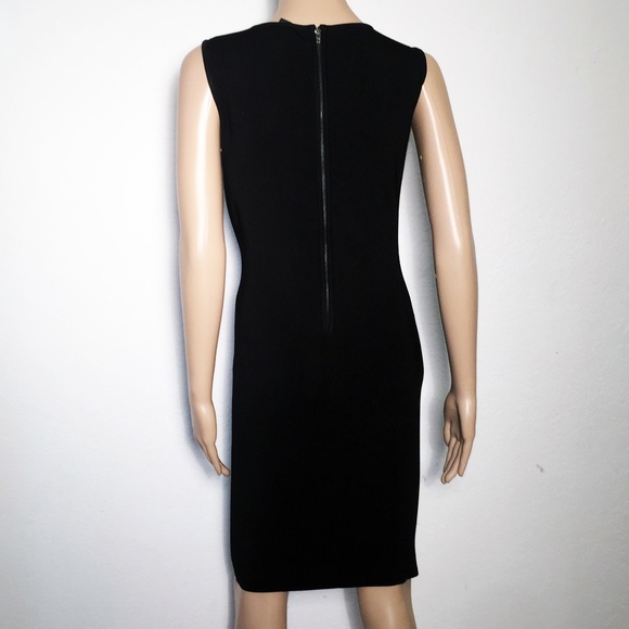 INC STRIPED BANDAGE  BODYCON DRESS SZ L - Picture 2 of 3